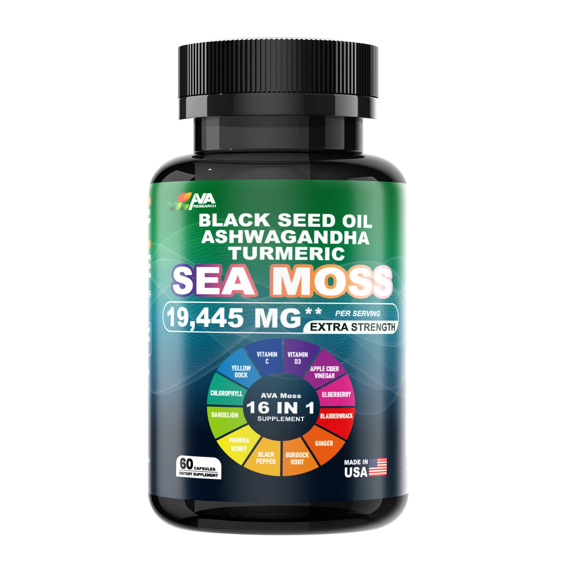 Sea Moss 16 - in - 1 Total Wellness | AVA Research - AVA Research