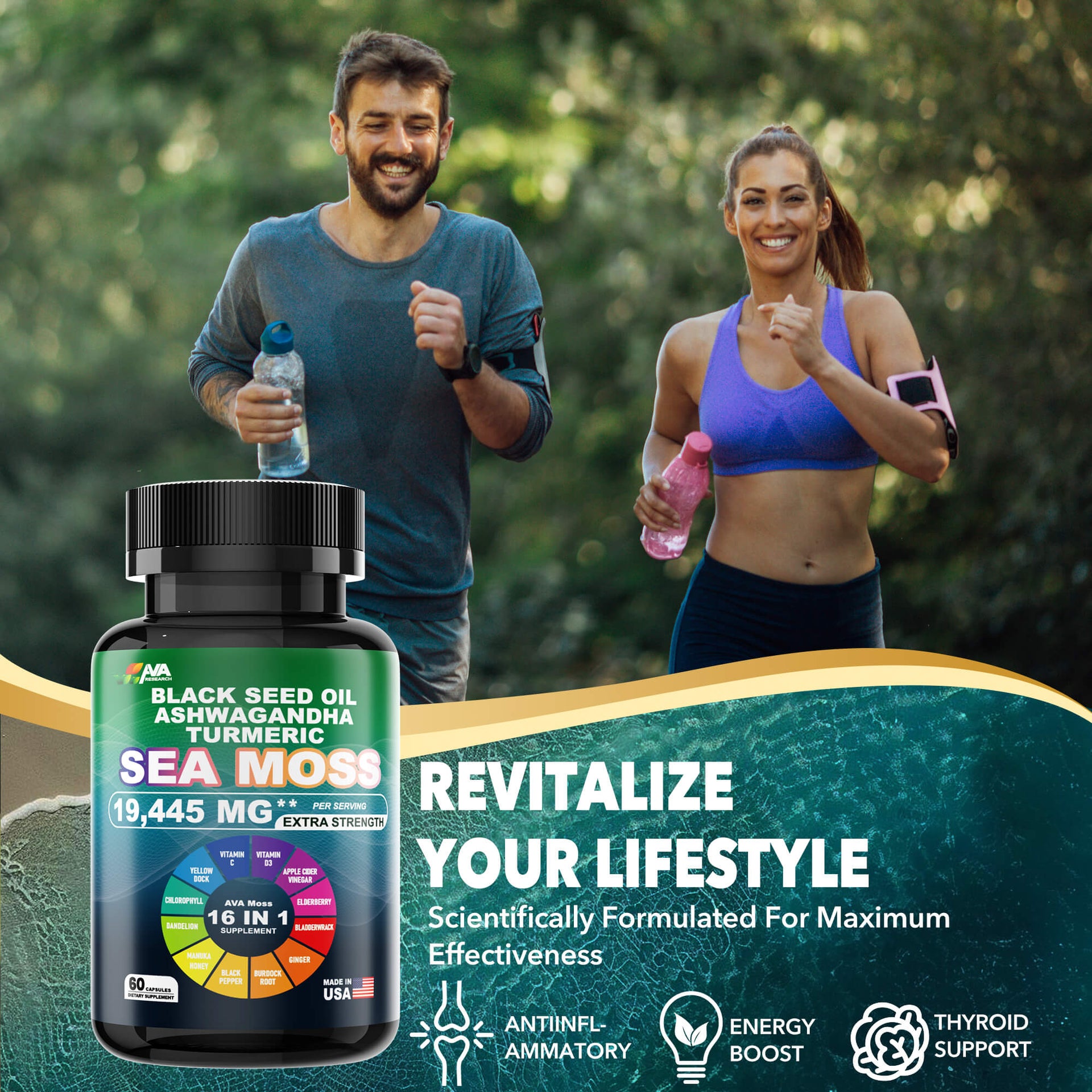 Sea Moss 16 - in - 1 Total Wellness | AVA Research - AVA Research