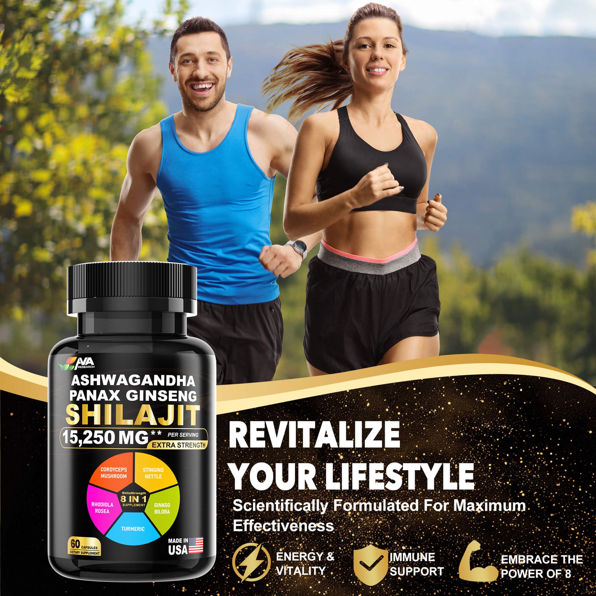 Shilajit Power – ShilaStrength Blend | AVA Research - AVA Research