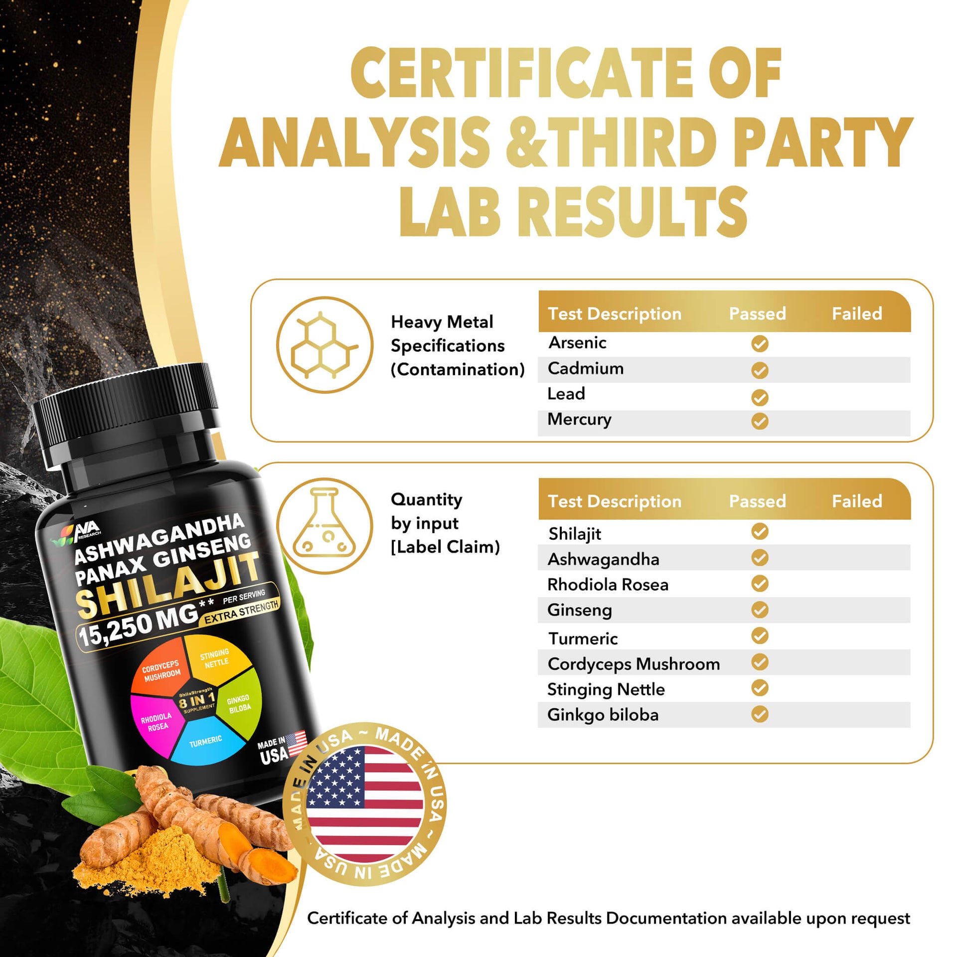 Shilajit Power – ShilaStrength Blend | AVA Research - AVA Research